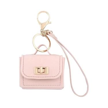 Imagem de Chaveiro De Bolsa Mini De Couro Coreano Fofo E Moderno, Pingente De Bo