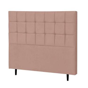 Imagem de Cabeceira Queen Size Cama Box de Casal 1,6 m Estofada Quarto Moderna P