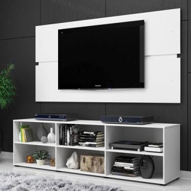 Imagem de Rack Estante Grande Painel para TV até 55 Polegadas 141,8cmx180cm Impe