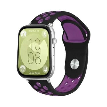 Imagem de Pulseira De Silicone Respirável Para Huawei Watch Fit 3, Acessórios Pa