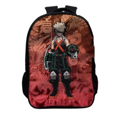 Imagem de Mochila escolar de anime My Hero Academia Kids de poliéster - Yiweisai