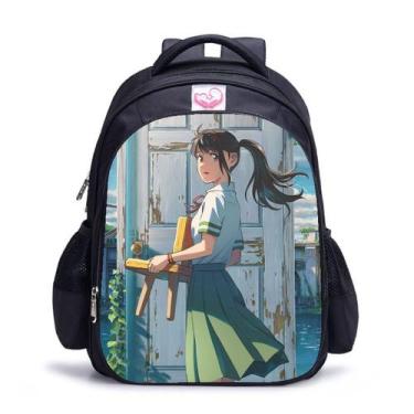 Imagem de Mochila Anime School Bag Children Suzumes No Tojimar - Yiweisai