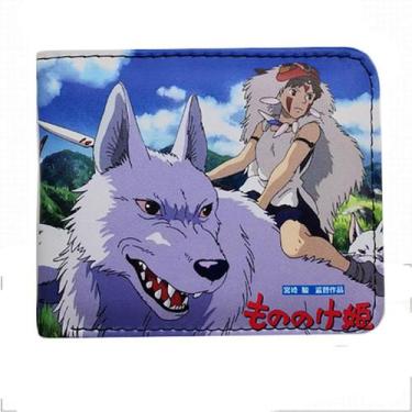 Imagem de Carteira, bolsa de moedas, couro, bifold, Mononokes Princess Anime - Y