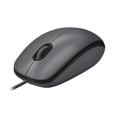 Imagem de Mouse com fio USB Logitech M100 com Design Ambidestro e Facilidade Plug and Play, 910-001601-Unissex