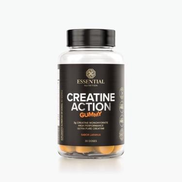 Imagem de Creatine Action Gummy Laranja Essential Nutrition 60 Gomas-Unissex