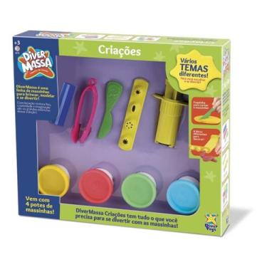 Imagem de Kit Massinha De Modelar - Diver Massa - Criações - Divertoys
