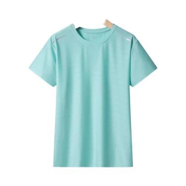 Imagem de Camiseta Feminina de Corrida - Respirável, Reflexiva e de Secagem Rápi