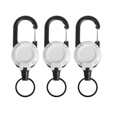 Imagem de Chaveiro Retrátil Antiperda Para Montanhismo 1-20 Peças, Fivela De Met