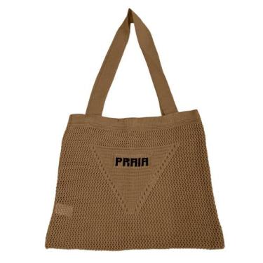 Imagem de Bolsa Crochê Feminina Tricot Saida de Praia Tendência Verão - Exposiçã