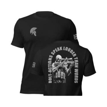 Imagem de Camiseta Oversize De Algodão Unissex Para O Verão, Estilo Militar, Cam