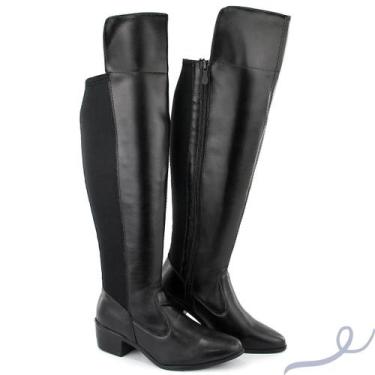Imagem de Bota Montaria Over The Knee Ajustavel Zíper Lateral - BR2 LADY, 36, Pr