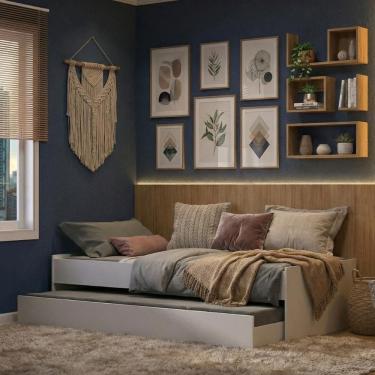 Imagem de Bicama Solteiro para Colchão 78/88x188cm Multimóveis MP4779