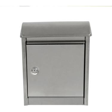 Imagem de Caixa De Correio Parede Aco Inox 33x26x8cm Com Fechadura