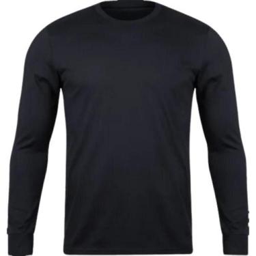 Imagem de Camiseta Segunda Pele Masculina Tecido Flanelado  - HANGAR, Cinza, Esc