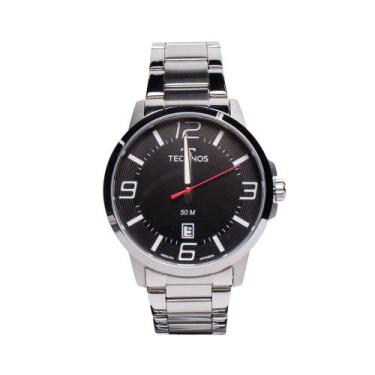 Imagem de Relógio Masculino Technos 2315LBA/1P Aço Esportivo Prata, Prata, Único