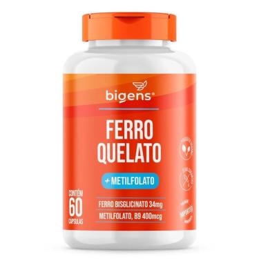Imagem de Suplemento de Ferro e Metilfolato - 60 Cápsulas - Bigens-Masculino