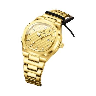 Imagem de Relógio De Pulso Feminino Luxuoso À Prova d'Água Luminoso Em Aço Inoxi