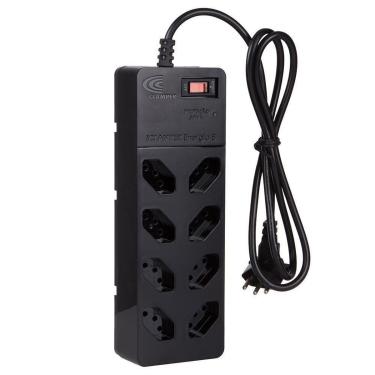 Imagem de Filtro de Linha + DPS iClamper Energia 8, 8 Tomadas, Bivolt, Preto - 26775-Unissex