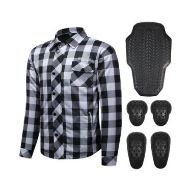 Imagem de Jaqueta De Inverno Unissex Para Motocicleta, Camisa Casual De Motocros