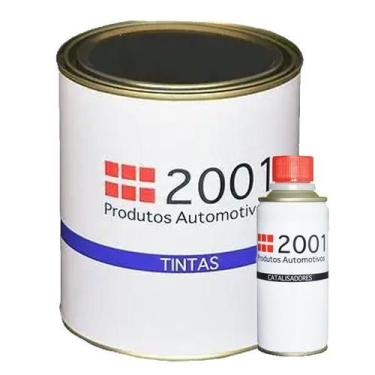 Imagem de Tinta pu marrom valmet 600 ml - 2001 + catalisador - marca, Sem Variaç