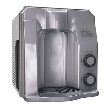 Imagem de Purificador de Água Alcalina Ionizada Residencial Top Life Flex HE 8 Estágios Natural e Gelada Prata 110V