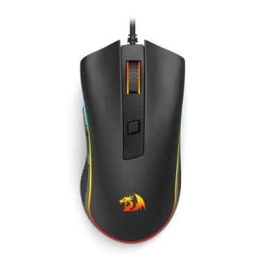 Imagem de Mouse Gamer Redragon Cobra Cypher Lite RGB 12800DPI 1000Hz USB Sunplus