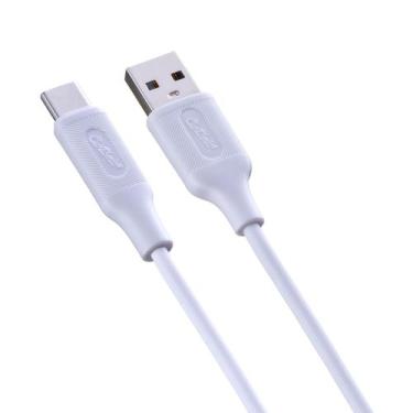 Imagem de CUSTOMIC CABO PVC USB A para TIPO C 18W 1 METRO, BRANCO