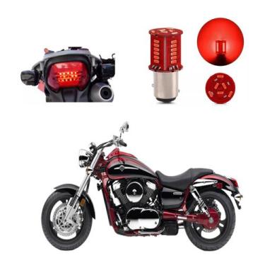 Imagem de Lâmpada Led Freio 2 Polos Sequencial Strobo Moto Vulcan VN 1600 Mean S