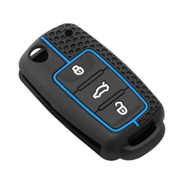 Imagem de Capa De Silicone Para Chave De Carro VW Volkswagen Polo Tiguan Passat 