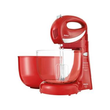 Imagem de Batedeira Philco Paris Cristal Maxx Vermelha 400W 220V, Vermelho, 220V