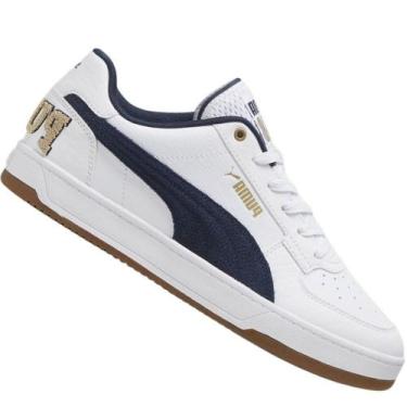Imagem de Tenis Puma Caven 2.0 Retro Club Bdp Masculino, Branco, Marinho, 42