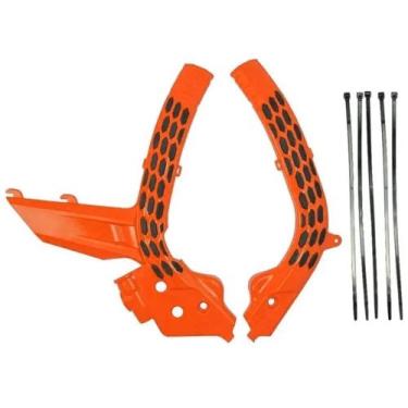 Imagem de Protetor De Quadro Amx Ktm 2/4t 19 23, Laranja, Preto