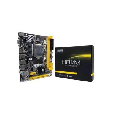 Imagem de PLACA MAE SK1150 DDR3 H81/M REVENGER Suporte 4ª e 5ª geração (Haswell)