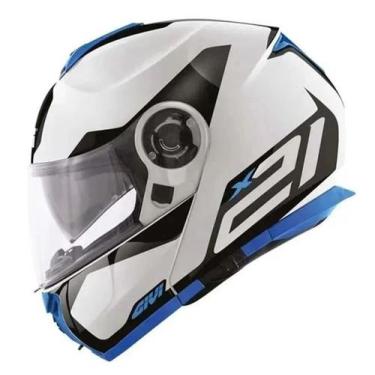 Imagem de Givi capacete x21 spirit brilhante, Branco/Preto/Vermelho, 61/XL