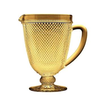 Imagem de Jarra de Vidro Âmbar 1L Bon Gourmet - Bico de Jaca