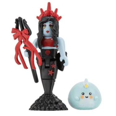 Imagem de Boneco Roblox Star Sorority Dark Mermaid e Acessórios com código virtu