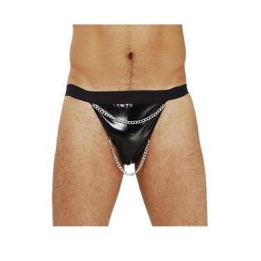 Imagem de CUECA SLIP JOCSKTRAP TRANSPARENTE Vinílico - Shoptem7 