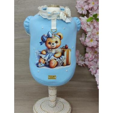 Imagem de Moletom Vintage Azul Bebê para cachorro e gato - Dudog Vest, EXPP