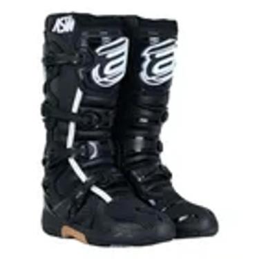 Imagem de Bota Asw Elevate - Motocross Trilha Viagem Moto Offroad, Preto, 40