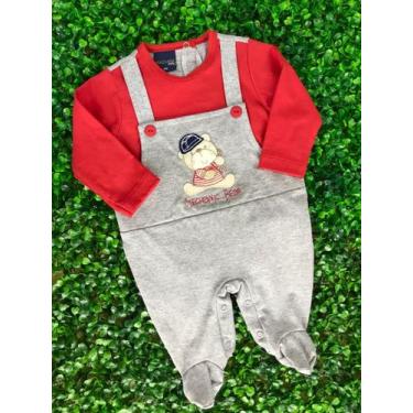 Imagem de Macacão Longo Infantil Masc Jardineira Diversos - MASSARA BABY, M, Ver