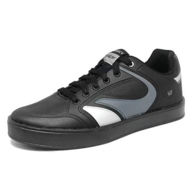 Imagem de Tenis Masculino Skatista Vanscy V2865, Preto, Cinza, 42