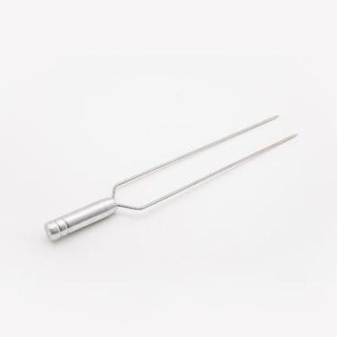 Imagem de Espeto para churrasco duplo 50 cm cabo inox - ARTEinoxx
