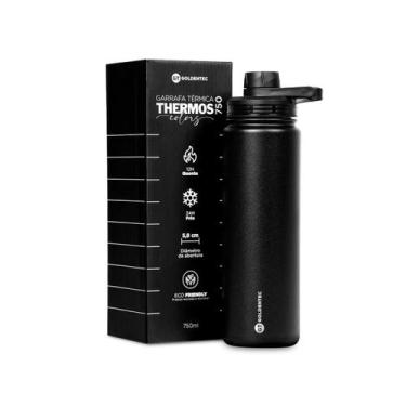Imagem de Garrafa Thermos 750ML Preta GT3 - Goldentec