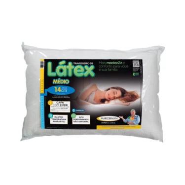 Imagem de Travesseiro De Látex Médio MarcBray - 14cm de Altura - MarcBrayn