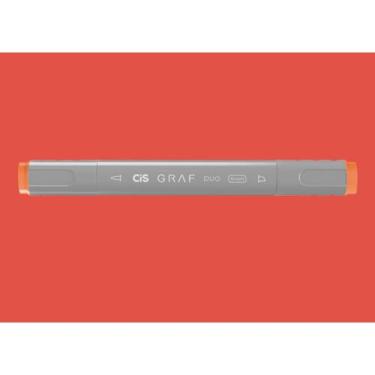 Imagem de Marcador Cis Graf Duo Brush - avulso, 14 - Vermilion