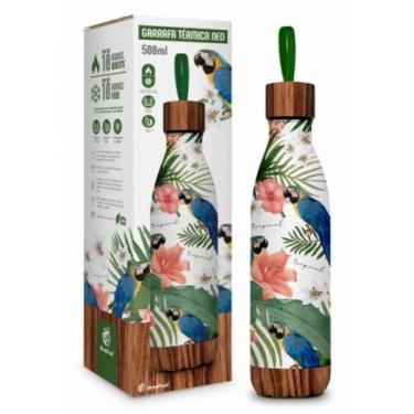 Imagem de Garrafa térmica metal neo 500ml fly - tropical - Brasfoot