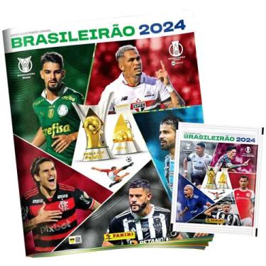 Imagem de Kit Album de Figurinhas Brasileião 2024 + 200 Figurinhas Campeonato Br