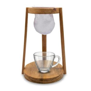 Imagem de Mini Coador de Café Com Suporte E Filtro de Pano Individual - Esperanç