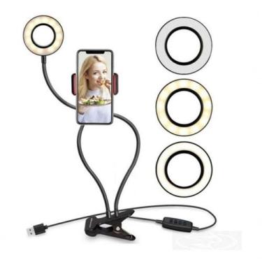 Imagem de Ring Light De Mesa 2 Em 1 Com Suporte De Celular - OEM