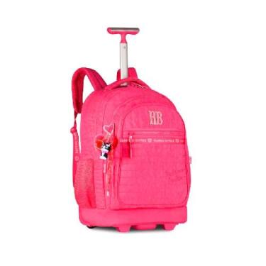 Imagem de Mochila rebecca bonbon de carrinho 19" ref rb27000, Rosa